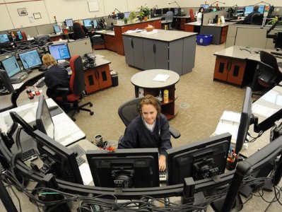 911 Dispatch office