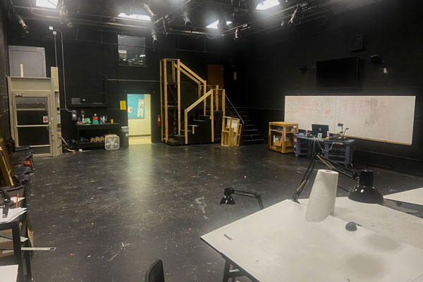 Interior photo of theatre Experimental Lab
