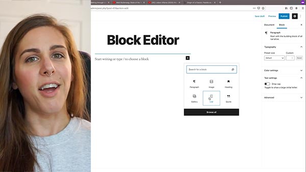Intro to WordPress block editor workshop