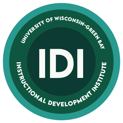 University of Wisconsin-Green Bay Instructional Development Institute Logo