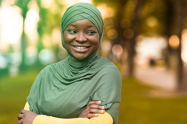 Confident woman doing diversity equity and inclusion work