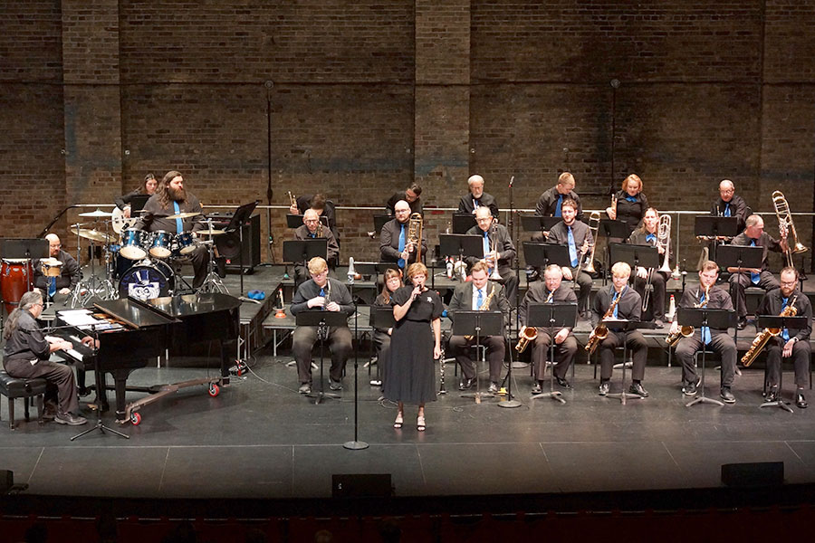 Lakeshore Big Band on stage