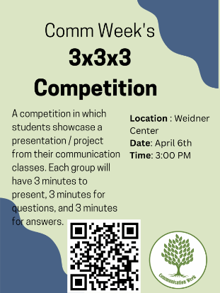 3x3x3 Competition Poster