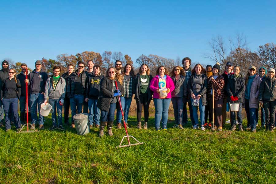 Planting Wequiock Creek Natural Area