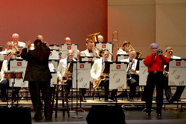 Lakeshore Big Band on stage