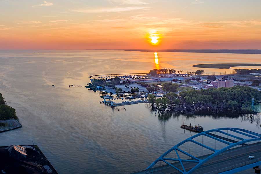 Green Bay at Sunset