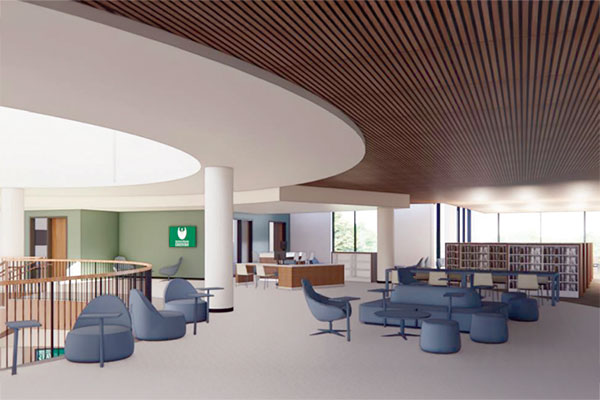 Architectural rendering of CTEC 2nd floor