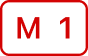 Red outline M 1 icon