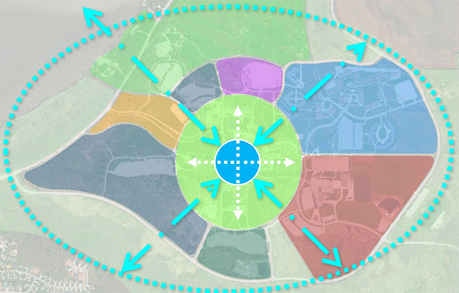 2024 UWGB Campus Diagram