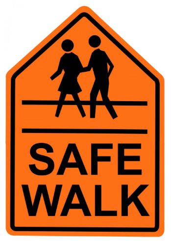 Safe Walk sign