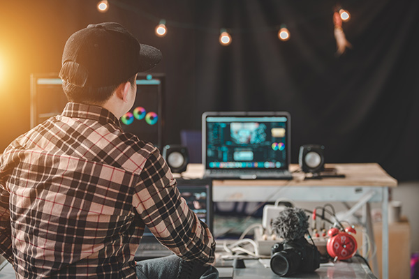 Video editing studio