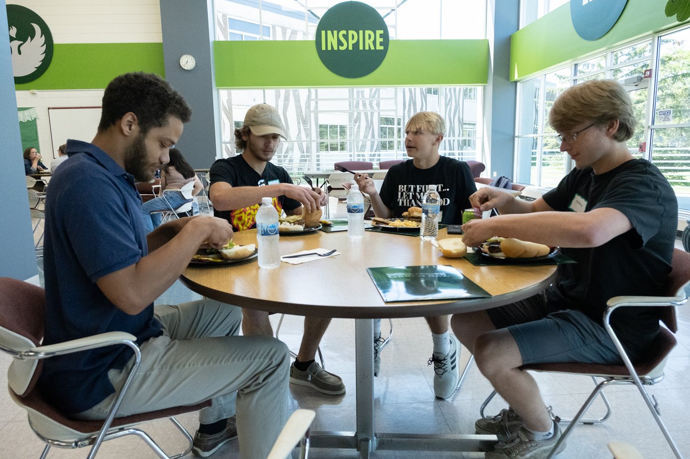 Students around a round table