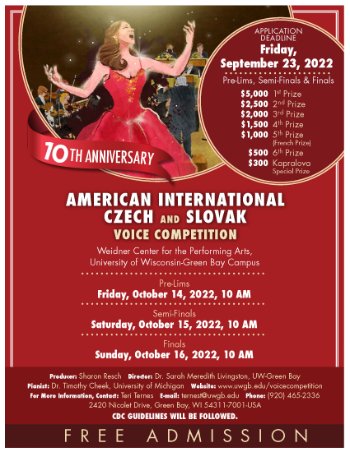 10th CZECH/SLOVAK VOICE COMPETITION poster