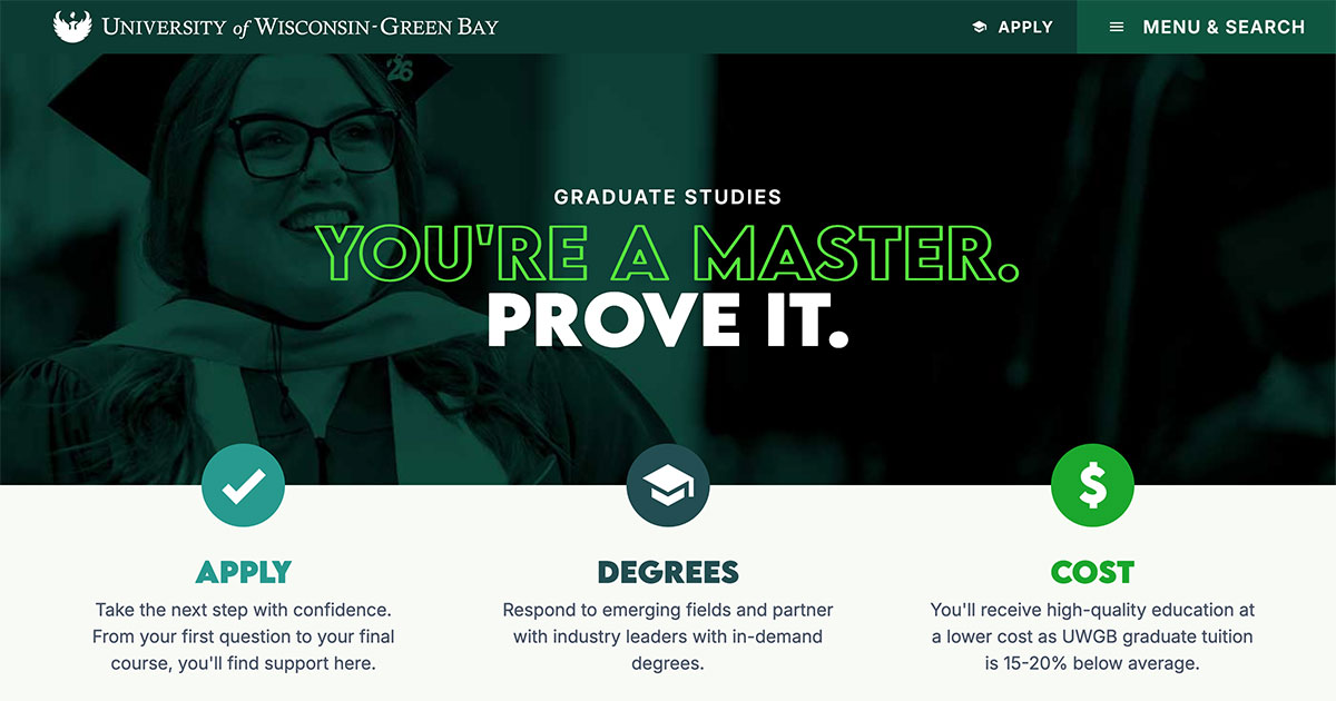 Graduate Studies - UW-Green Bay