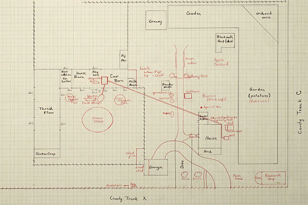 1976 Wendricks farm architectural survey, Rosiere, Wis.
