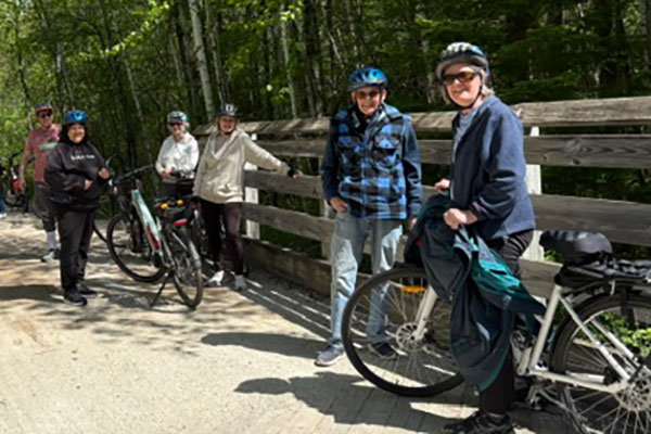 Taking a bike ride