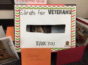 A card box for veterans