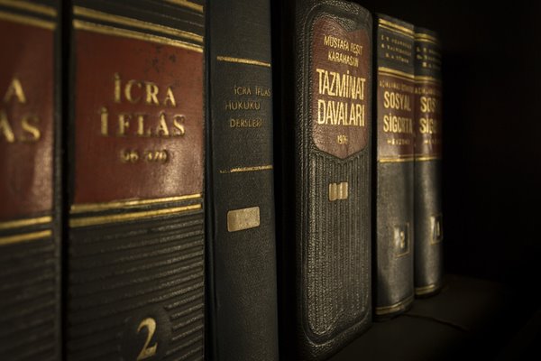 Books on shelf
