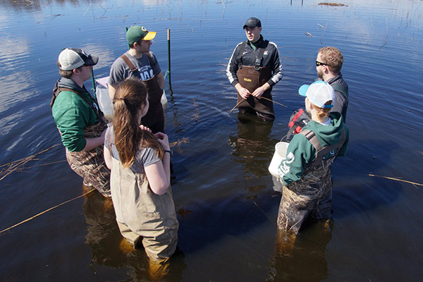 Patrick Forsythe and students