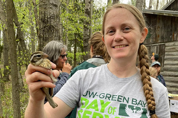 Erin Giese bird banding