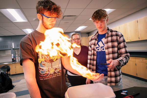 chemistry class experiment
