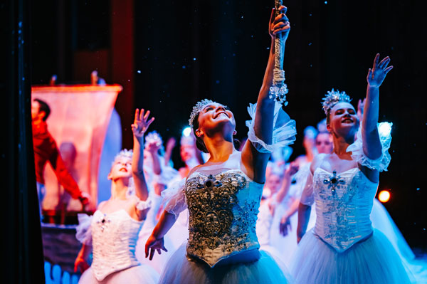 Ballet rehearsal at Weidner Center