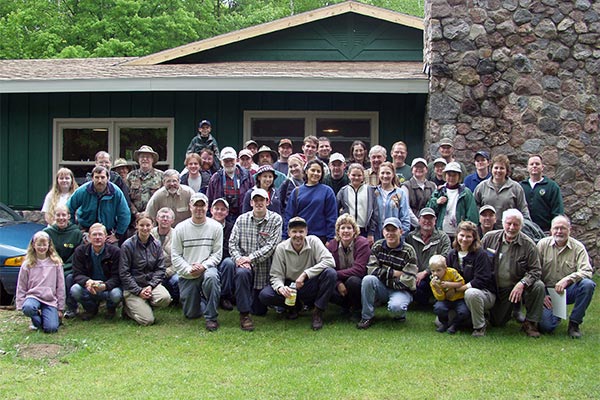2003-06-07 Nicolet National Forest Bird Survey volunteers group photo