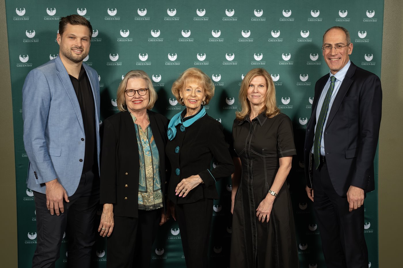 2026 Alumni Award Recipients with Chancellor Michael Alexander