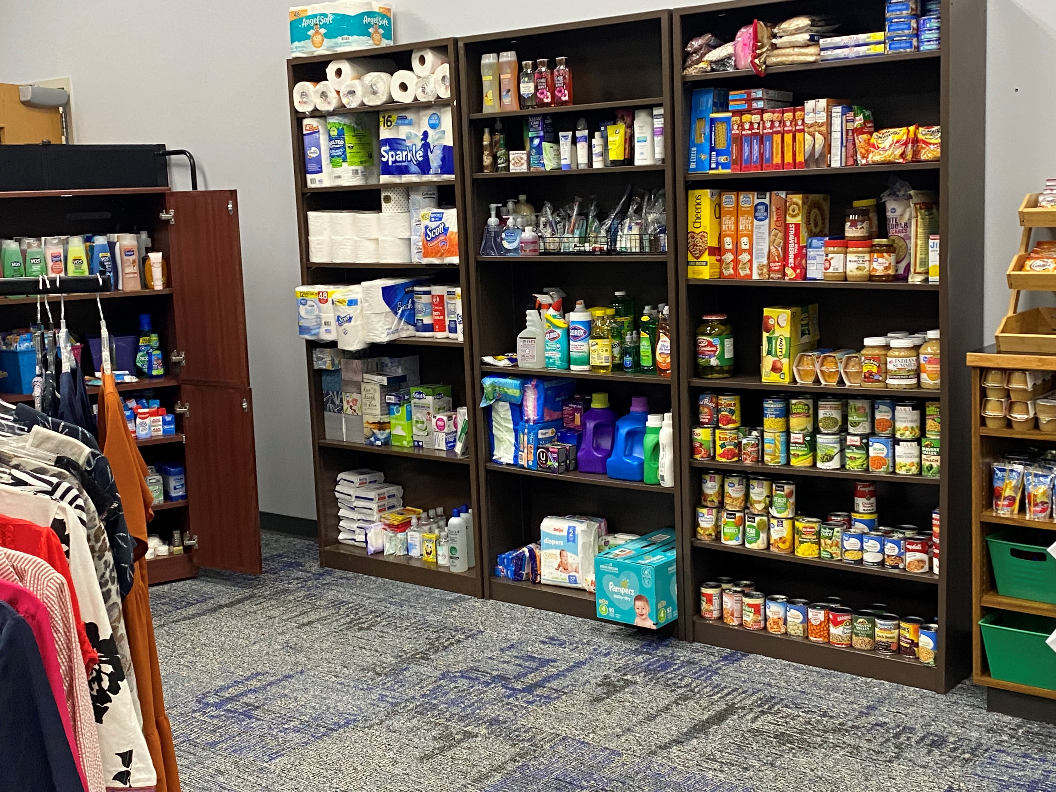 Manitowoc Campus Cupboard room