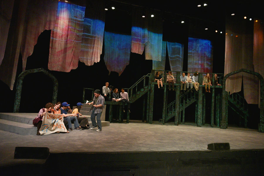 Students performing If Then