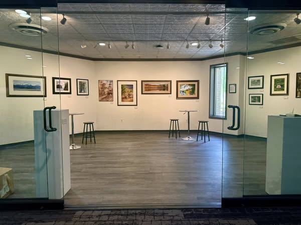 Nancy's art display