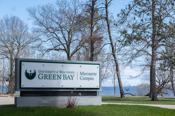 Marinette campus sign