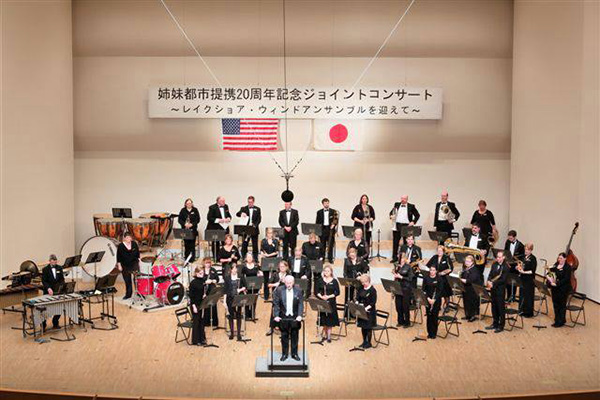 Concert stage in Japan