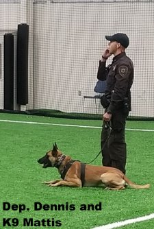 Dep. Dennis and K9 Mattis