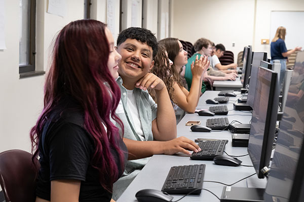 High school students at Rising Phoenix orientation.